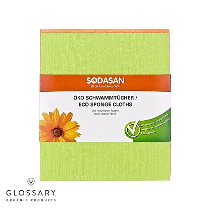 Салфетка-губка ECO Sponge Cloth SODASAN  магазин Glossary 