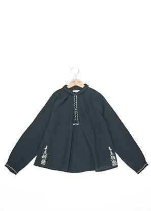 Тканый черный топ Caramel, магазин Glossary 