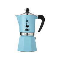 Кофеварка гейзерная на 6 чашек голубая Rainbow, Bialetti магазин Glossary 