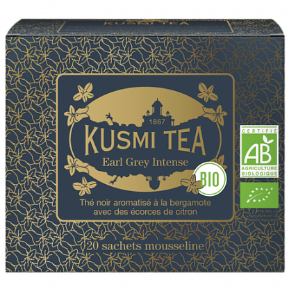 Чай черный Эрл Грей Интенс 2 органический пакет. Kusmi Tea,  магазин Glossary 