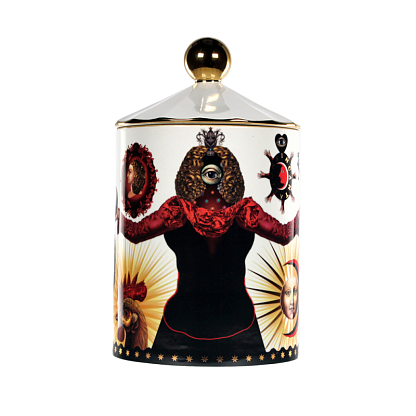 Свеча ароматизированная большая Заклинания Северной Америки Incantations, Smells like spells магазин Glossary 