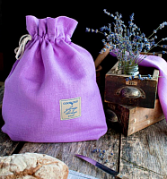 Эко-хлебница "Лён лавандовый" Goodleks / магазин Glossary 