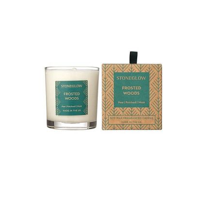 Свеча ароматизированная "Снежный лес" (тумблер) Seasonal Collection, Stone магазин Glossary 