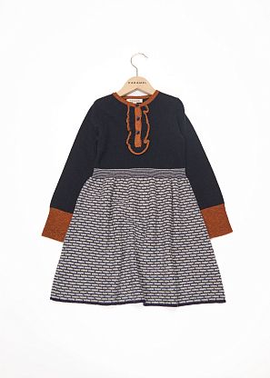 Вязаное платье паслин жаккард Caramel,  магазин Glossary 