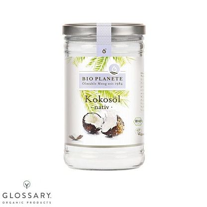 Масло кокосовое неочищенное органическое Bio Planete, магазин Glossary 