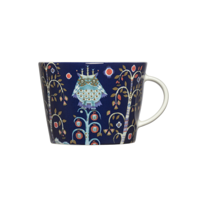 Чашка синяя с рисунком Taika, Iittala магазин Glossary 