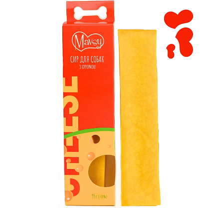 Жевательная палочка для собак с сыром и куркумой CHEESE STICK Mavsy  магазин Glossary 