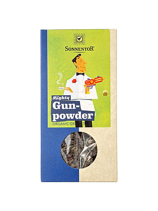 Чай зеленый органический Китайский Ганпаудер Sonnentor,  магазин Glossary 