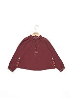 Тканый топ кирпичного цвета Caramel, магазин Glossary 