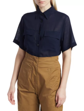 SUMMER WOOL HALF SLEEVE SHIRTS Lvir,  магазин Glossary 