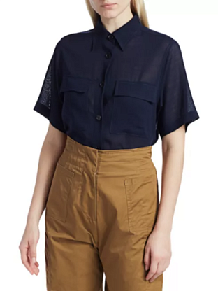 SUMMER WOOL HALF SLEEVE SHIRTS Lvir,  магазин Glossary 