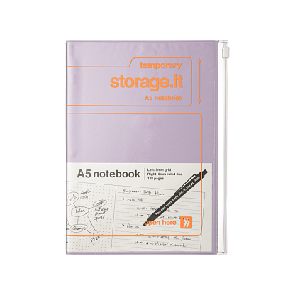 Блокнот A5 фиолетовый Storage.It Mark's,  магазин Glossary 