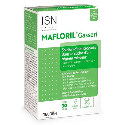 МАФЛОРИЛ ГАССЕРИ - пробиотик для контроля веса INELDEA Santé Naturelle,  магазин Glossary 