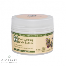 Увлажняющий крем для тела с маслом Ши Bioselect,  магазин Glossary 