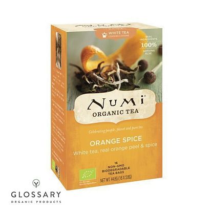 Белый чай «Пряный апельсин» Numi магазин Glossary 