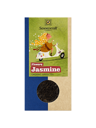 Чай зеленый органический Жасмин Sonnentor,  магазин Glossary 