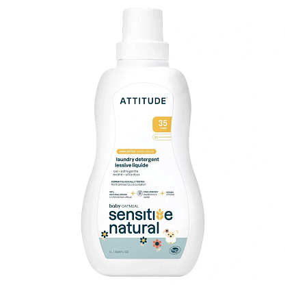 Средство для стирки детских вещей Sensitive Skin Attitude магазин Glossary 