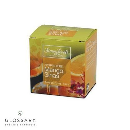 Чай черный фруктовый манго апельсин в конвертах органический магазин Glossary 