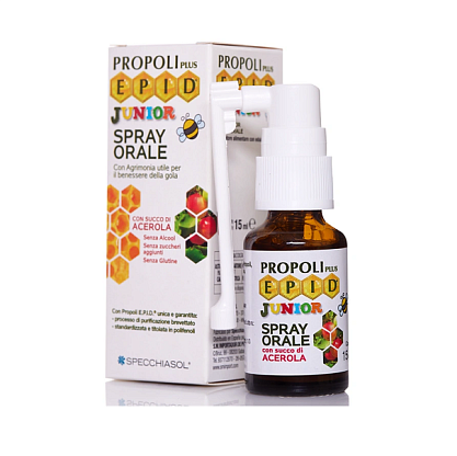 Propoli plus EPID junior spray orale (Прополис плюс ЕПИД джуниор) спрей Specchiasol,  магазин Glossary 