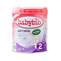 Органическая молочная смесь Optima 2 (от 6 до 12 мес.) BabyBio магазин Glossary 