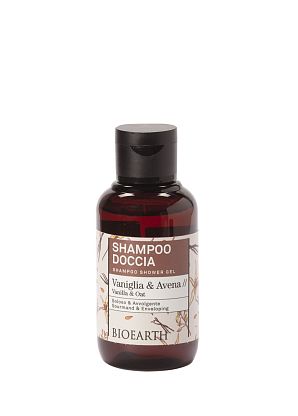 Family Vanilla & Oat Shampoo shower gel Шампунь-гель увлажняющий для волос/душа Bioearth,  магазин Glossary 