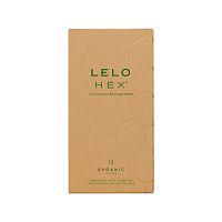 Презервативы Condoms Organic 12 Pack, тонкие и суперпрочные LELO HEX магазин Glossary 