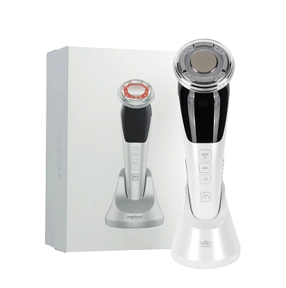 Микротоковый RF Lifting Массажер для лица Skin Lifting 7.0 White- EMS, LED Medica+ магазин Glossary 