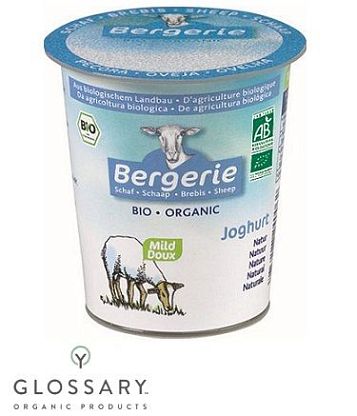 Йогурт Натуральный из овечьего молока органический Bergerie,  магазин Glossary 
