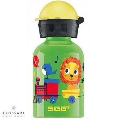 Бутылка для напитков детская "Поезд из джунглей" 300 мл магазин Glossary 