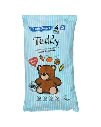 Кукурузные снеки Teddy органические 4*15г Mclloyd's, магазин Glossary 