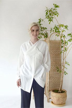 MUFFLER LONG SHIRT, Le 17 Septembre магазин Glossary 