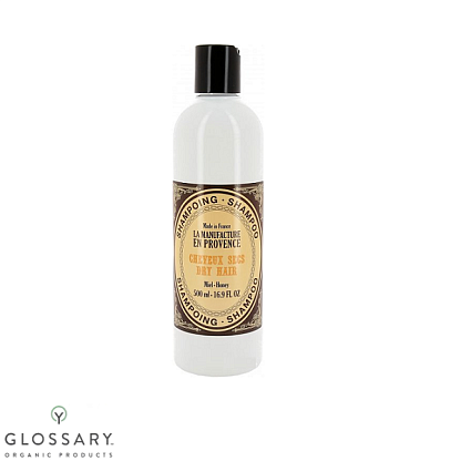 Шампунь органический для сухих волос Мед La manufacture en provence,  магазин Glossary 