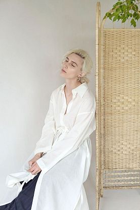 IVORY LONG SHIRT, Le 17 Septembre магазин Glossary 
