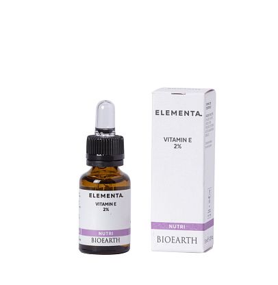 Elementa_VITAMIN E 2% (nutri) Сыворотка питательная Витамин Е Bioearth,  магазин Glossary 
