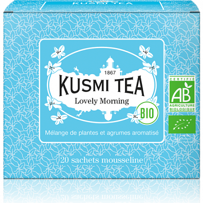 Чай зеленый Великолепное утро органический пакет Kusmi Tea,  магазин Glossary 