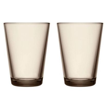 Набор стаканов прозрачных коричневых Kartio, Iittala магазин Glossary 