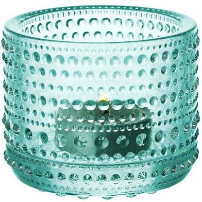 Подсвечник бирюзовый Kastehelmi, Iittala магазин Glossary 