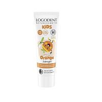 Гель зубной для детей 0-6 лет Kids Funny Orange / Веселый Апельсин, без фтора Logona магазин Glossary 