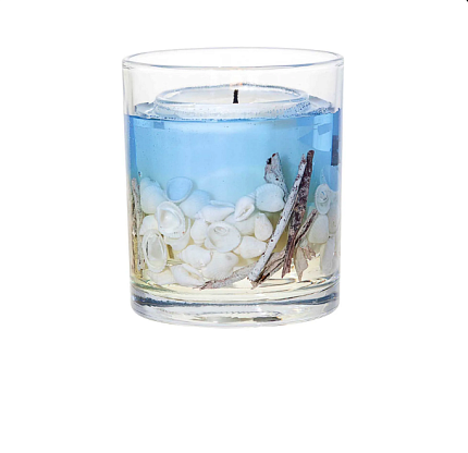 Свеча ароматизированная из ботанического воска Вода Elements, Stoneglow магазин Glossary 