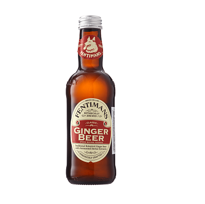 Напиток газированный Ginger Beer (с сахаром и подсластителем) Fentimans,  магазин Glossary 