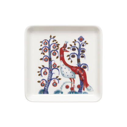 Тарелка квадратная белая Taika, Iittala магазин Glossary 