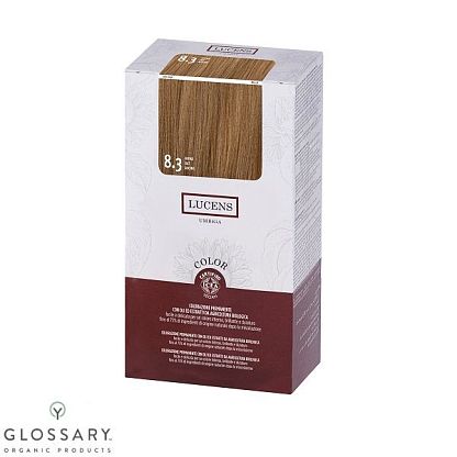 Краска для волос 8.3 пшеничный Lucens Color,  магазин Glossary 