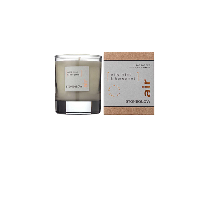 Свеча ароматизированная Воздух (тумблер) Elements, Stoneglow магазин Glossary 