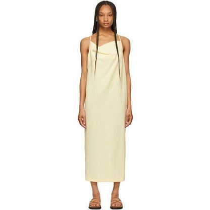 SLEEVELESS DRESS LIGHT YELLOW, Le 17 Septembre магазин Glossary 