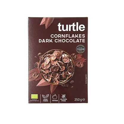 Хлопья кукурузные в темном шоколаде без глютена органические, Turtle магазин Glossary 