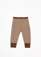 Вязаные леггинсы каштан жаккард Caramel, магазин Glossary 