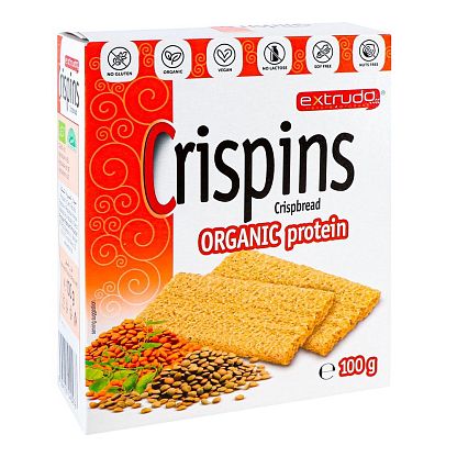 Хлебцы органические с протеином Crispins магазин Glossary 