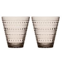 Набор стаканов прозрачных коричневых Kastehelmi, Iittala магазин Glossary 