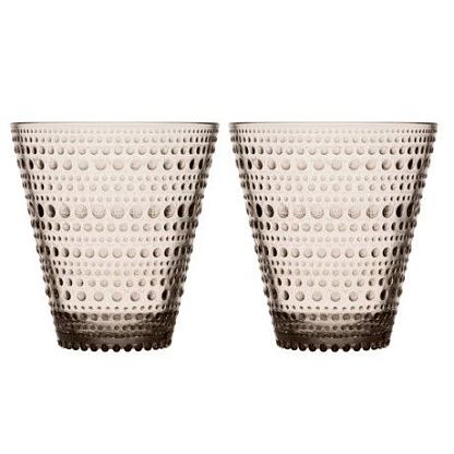 Набор стаканов прозрачных коричневых Kastehelmi, Iittala магазин Glossary 