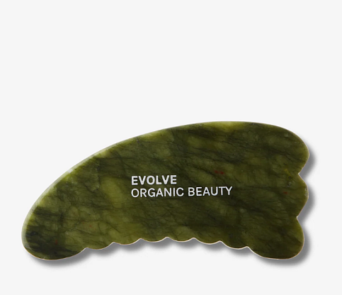 Массажер гуа-ша для тела нефритовый, Evolve Organic Beauty магазин Glossary 
